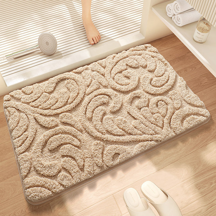 Plush Decorative Bath Mat Kalsten
