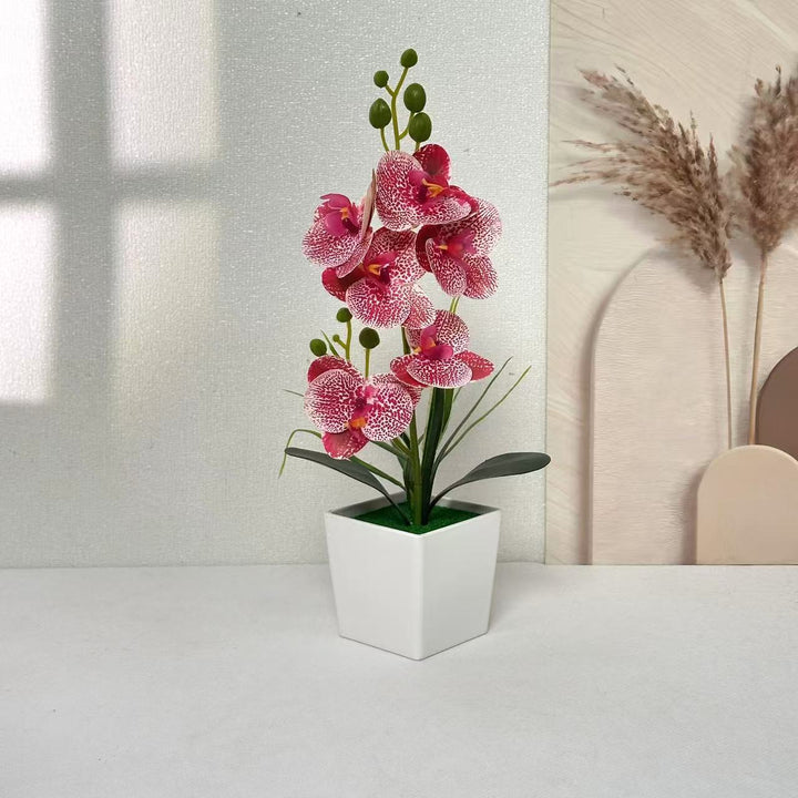 Elegant Artificial Orchid Plant for Tabletop Home Decor