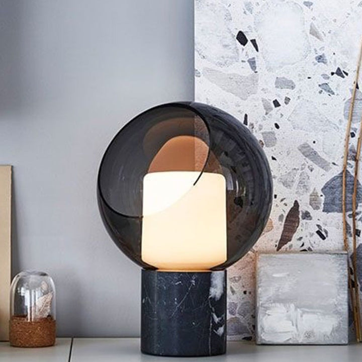 Contemporary Glass Table Lamp