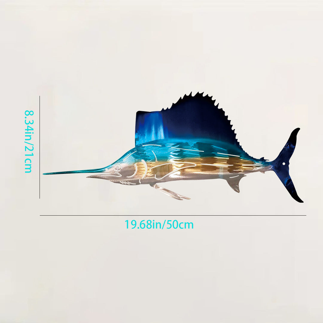 Metal Shark Wall Art