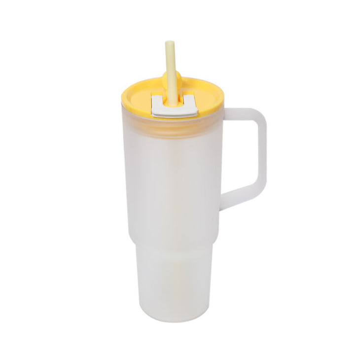 Unisex High-Quality Insulated Mug with Handle and Straw Kalsten