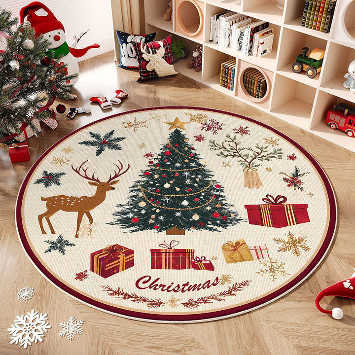 Decorative Christmas-Themed Area Rug