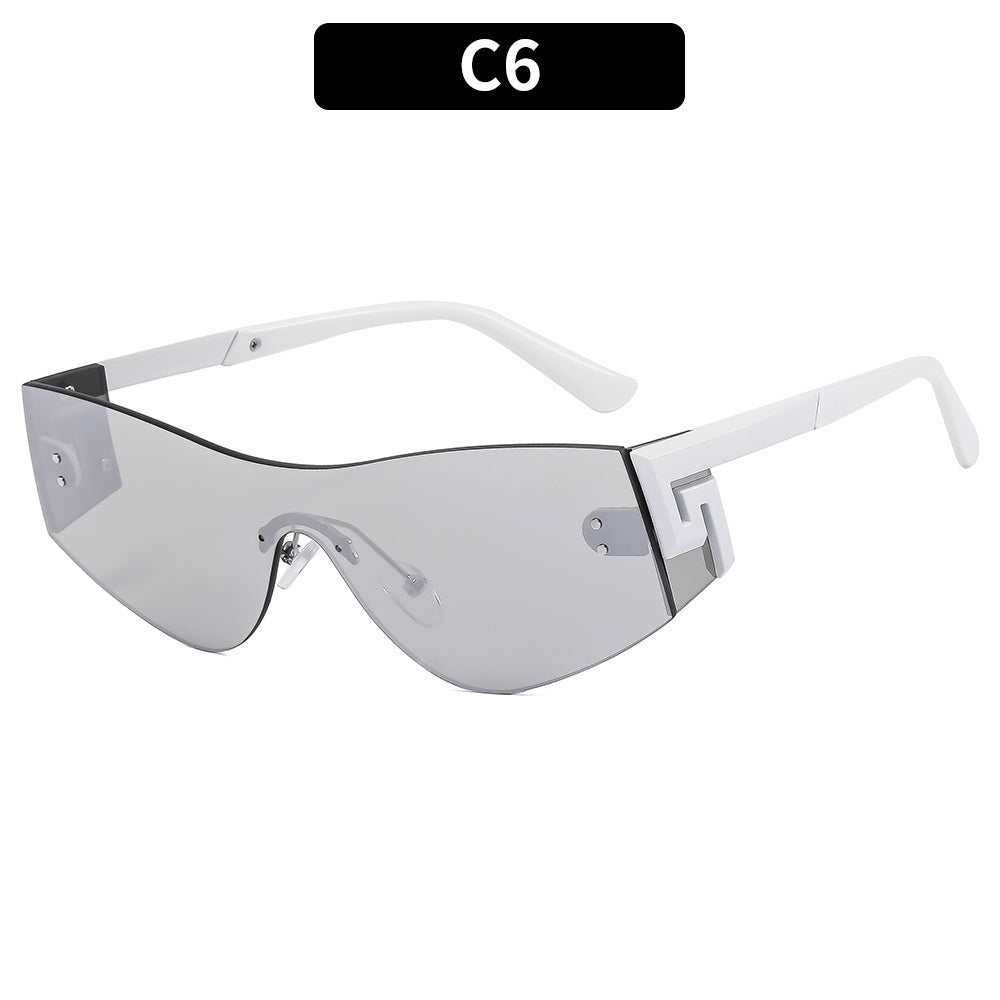 Futuristic Shield Frame Sunglasses  1787664834