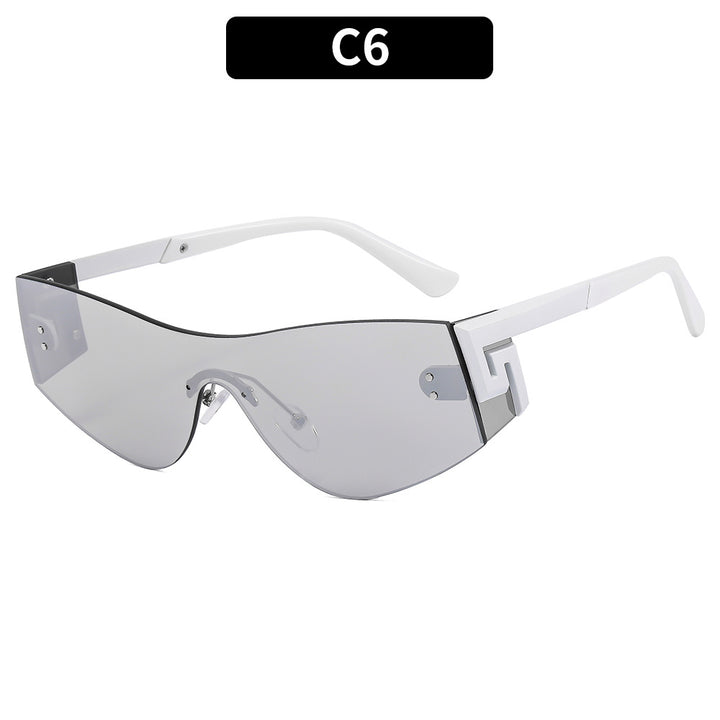 Futuristic Shield Frame Sunglasses  1787664834