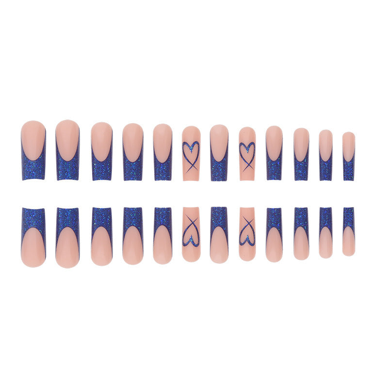 Decorative Glittery Press-On Nails Kalsten