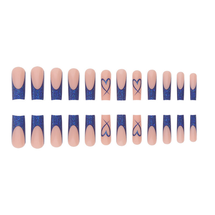 Decorative Glittery Press-On Nails Kalsten