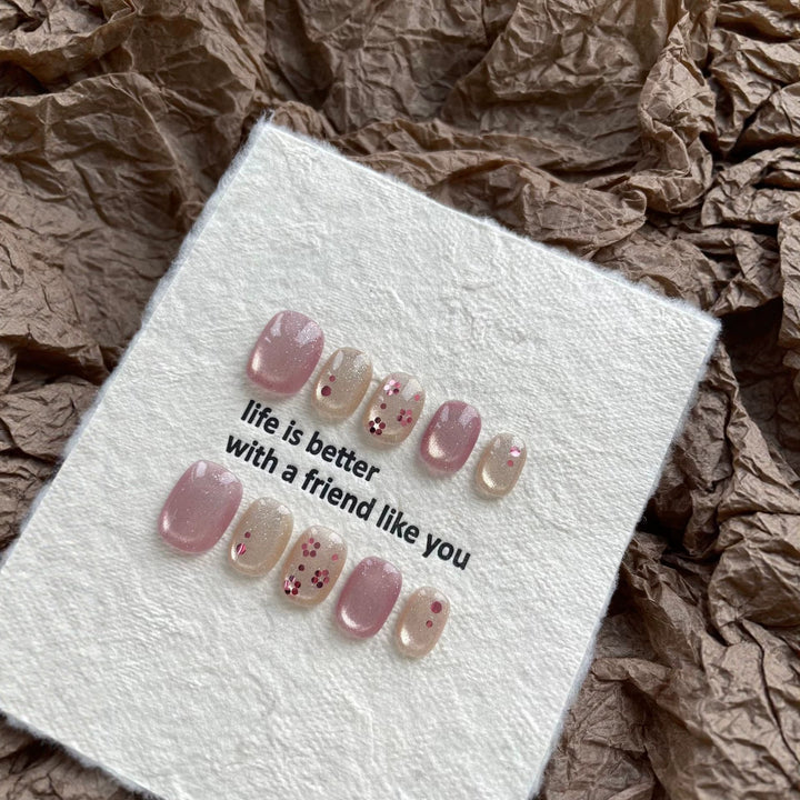 Artistic Press-On Nail Art Set