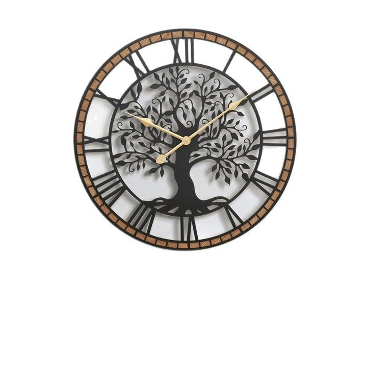 Decorative Wall Clock with Tree Motif Kalsten