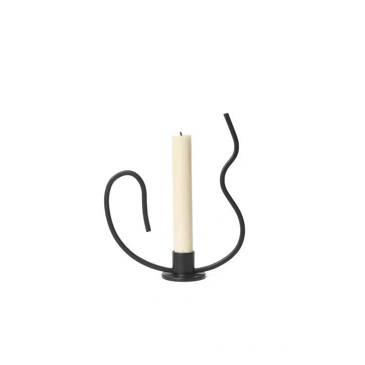 Artistic Curved Candle Holder