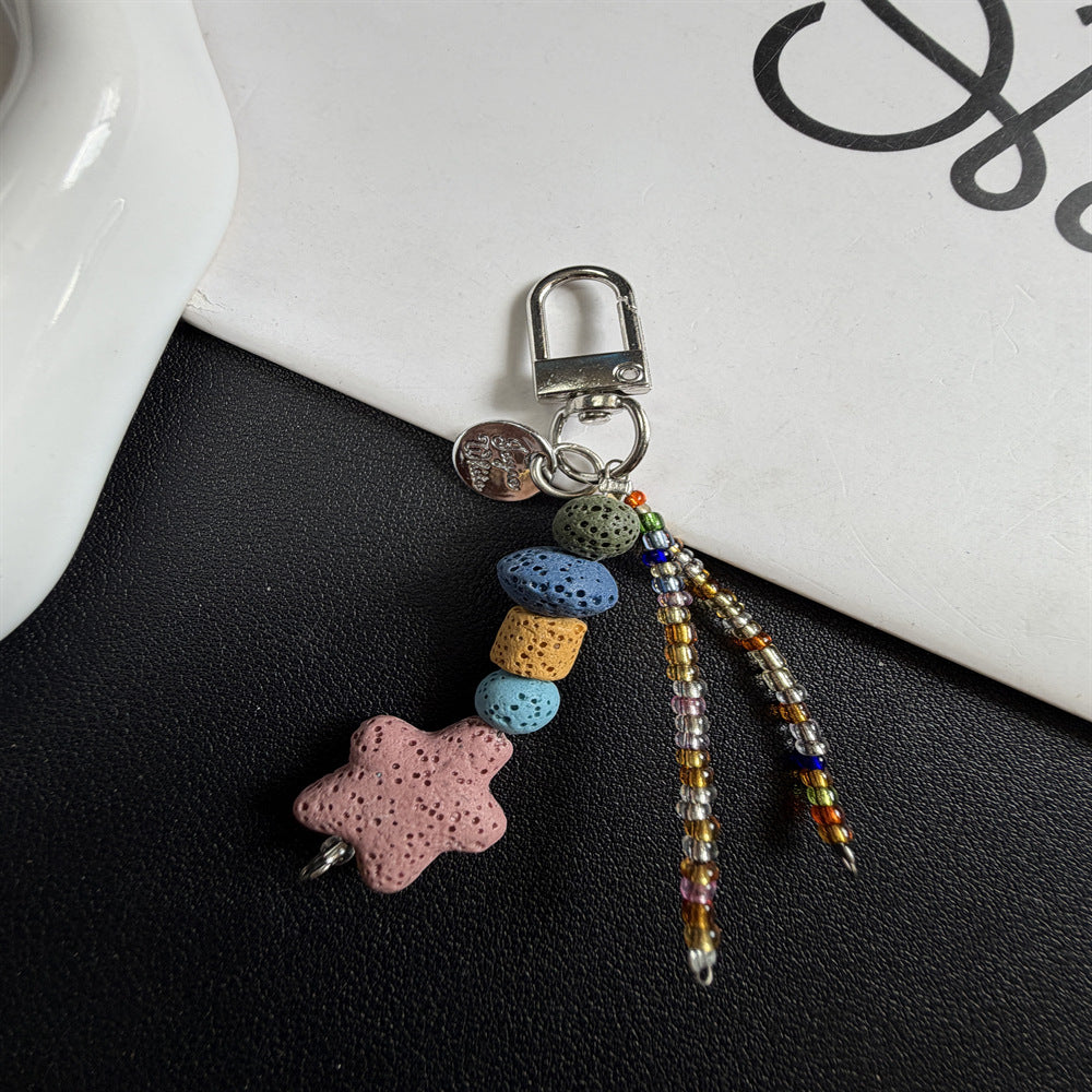Decorative Beaded Charm Keychain Kalsten 1790135647