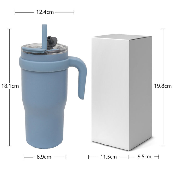 Unisex drinking cup with straw Kalsten