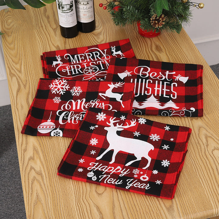 Festive table runner with Christmas motif Kalsten