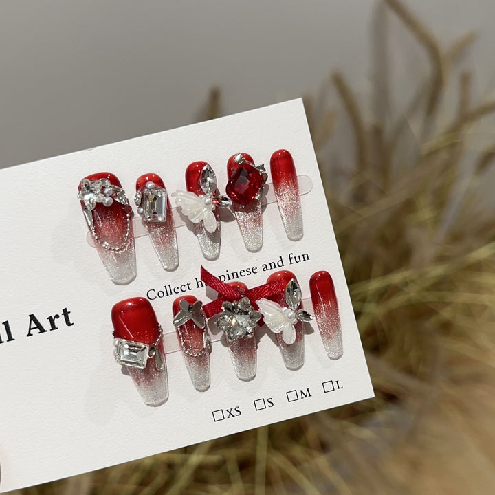 Luxury Decorative Press-On Nail Art Set