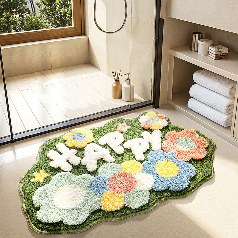 Playful Cartoon Pet Bath Mat Kalsten