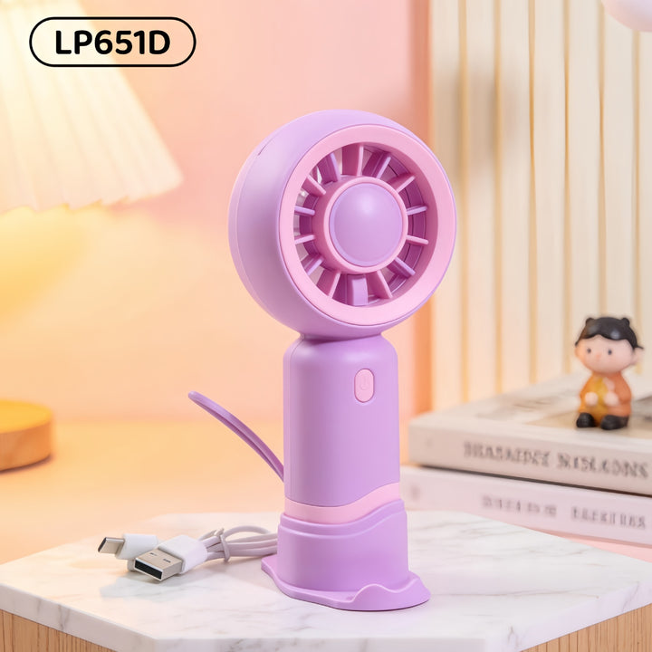 Women's Portable Mini Fan with Innovative Design and USB Charging Function Kalsten