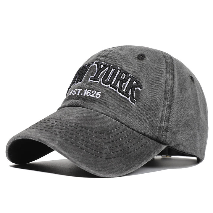 Men's Distressed Embroidered Dad Hat Kalsten