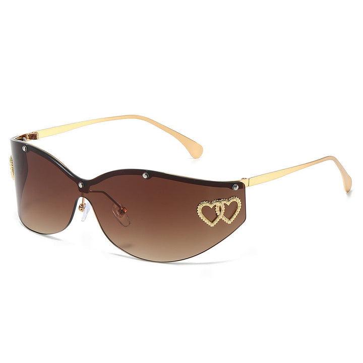 Fashion-Forward Avant-Garde Shield Sunglasses Kalsten