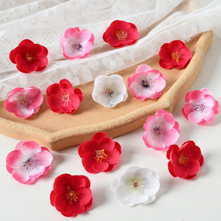 Elegant Fabric Floral Hair Clip Set