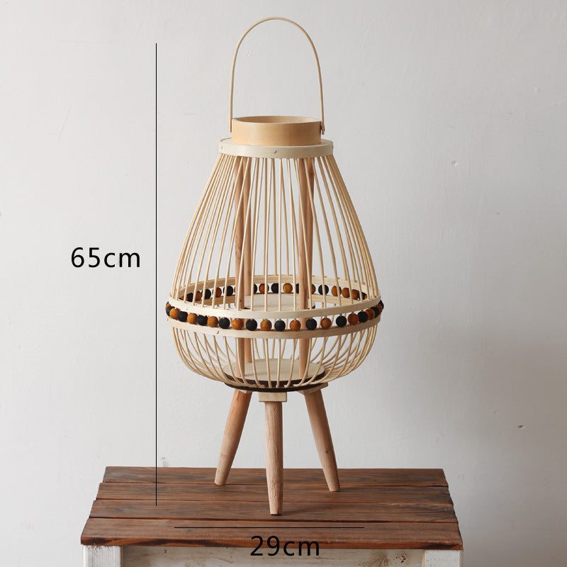 Handcrafted lantern made from natural materials Kalsten