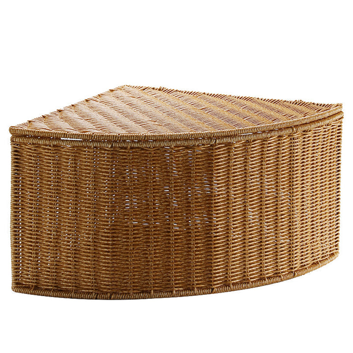 Curved Woven Storage Basket Kalsten
