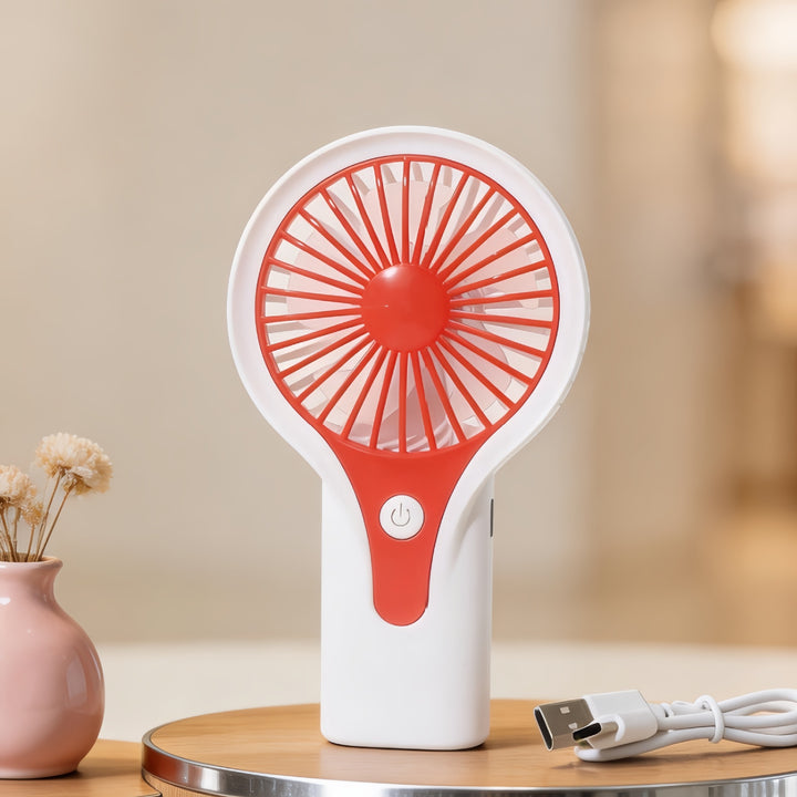 Portable USB Hand Fan with Ergonomic Handle and Variable Speed Control Kalsten