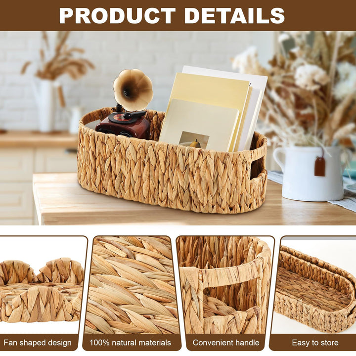 Oval Woven Storage Basket Kalsten