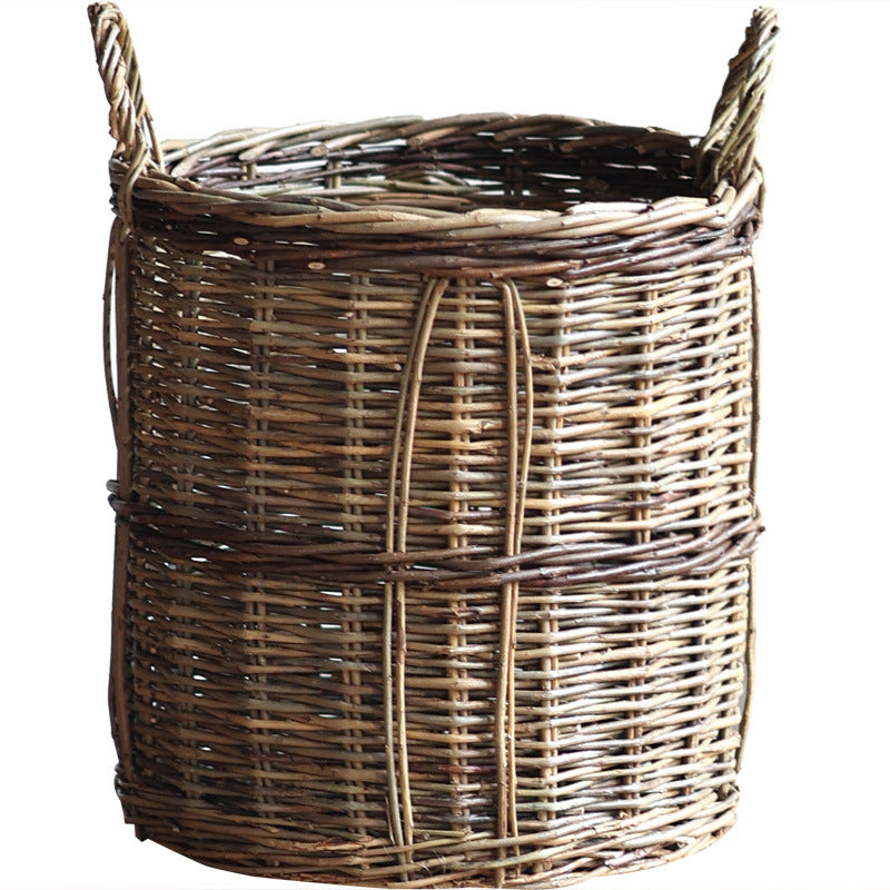 Rustic storage basket Kalsten