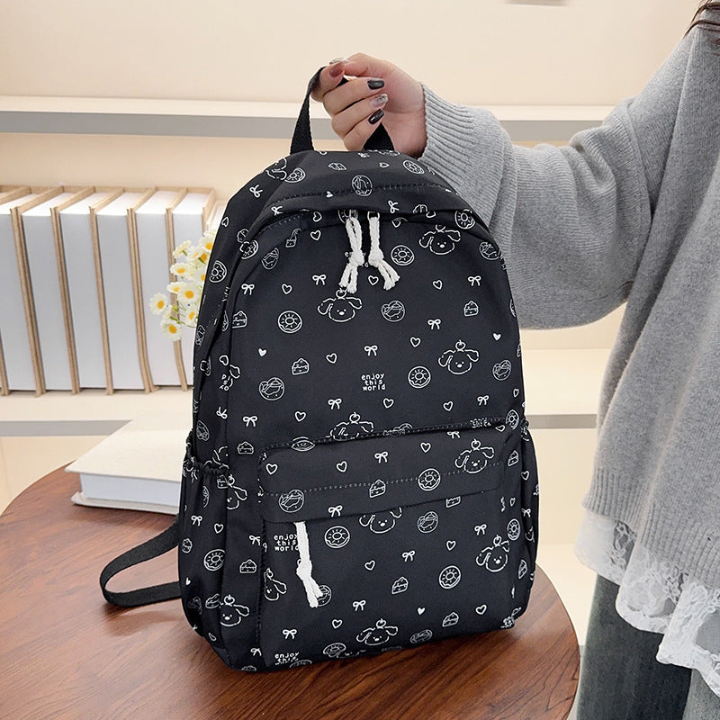 Backpack with Cute Animal Motifs and Practical Compartments Kalsten
