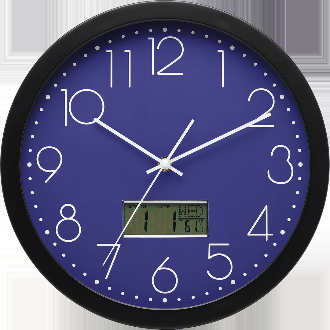 Digital watch with temperature and date display Kalsten