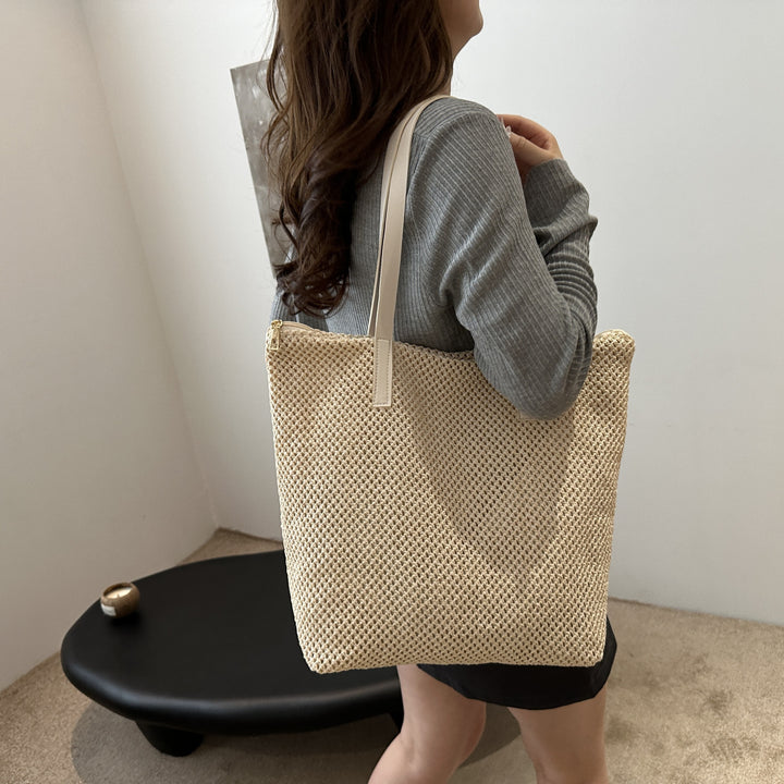 Casual Woven Tote Bag