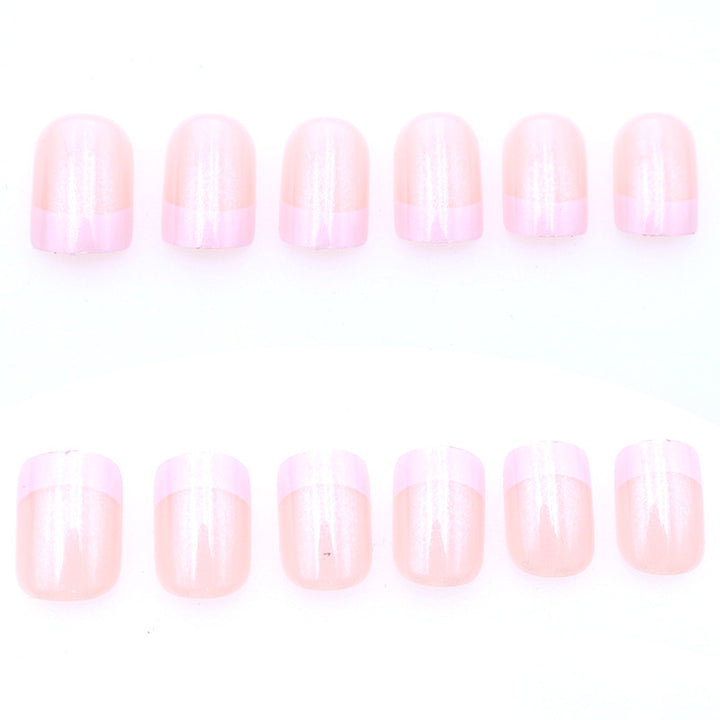Elegant French Tip Gel Nail Art Kalsten