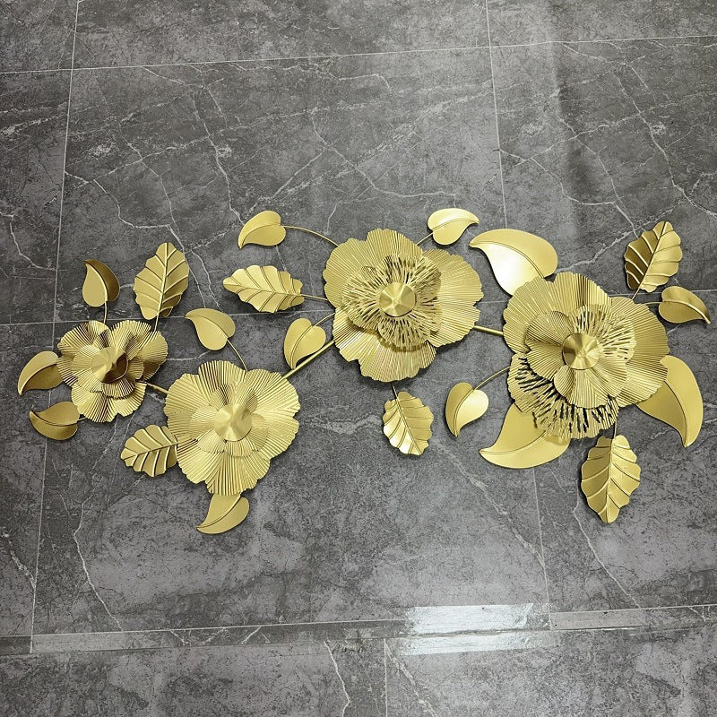 Decorative Metal Flower Wall Sculpture Kalsten