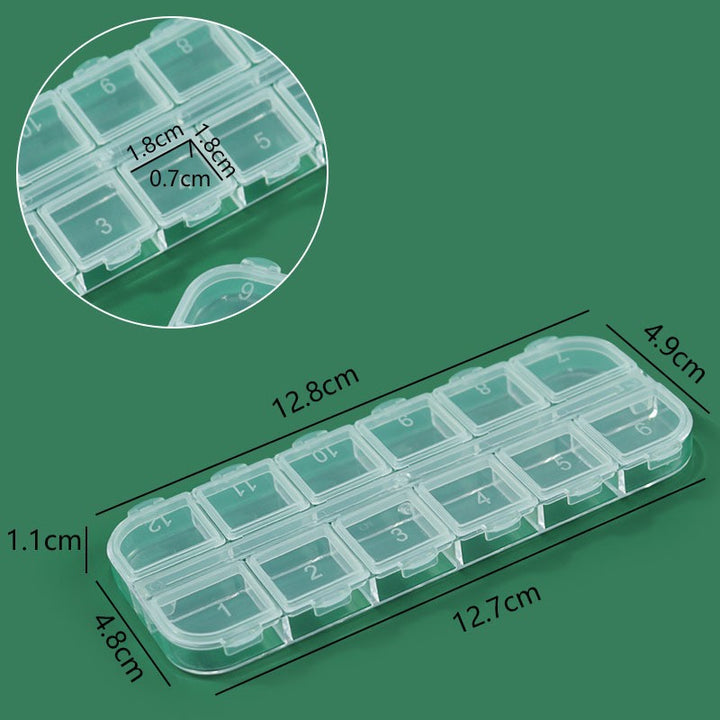 Multi-Compartment Craft Supply Box Kalsten