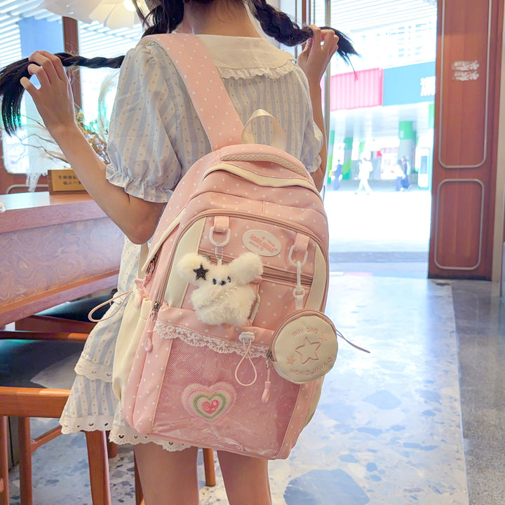 Charming Polka Dot Backpack Kalsten