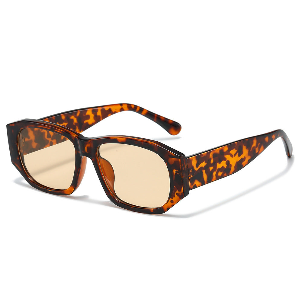 Oversized Geometric Sunglasses with Gradient Lenses Kalsten
