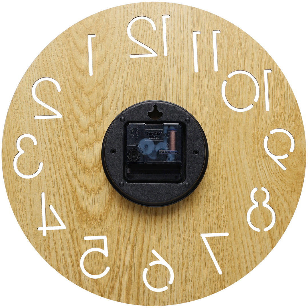 Wall clocks made from untreated wood Kalsten
