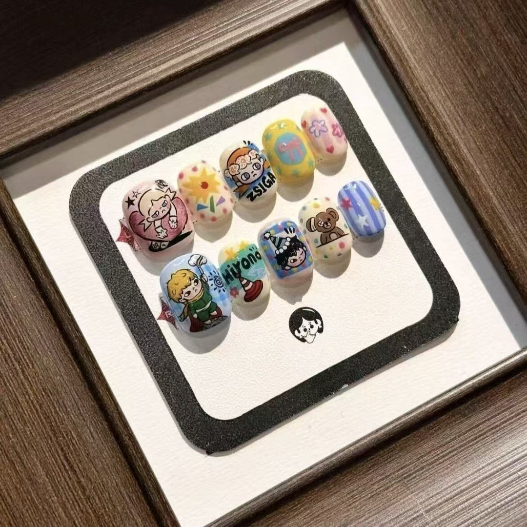 Artistic Character Nail Art Set Kalsten