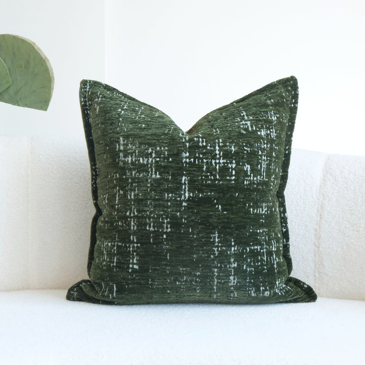 Textured Velvet Accent Cushion for Home Decor
