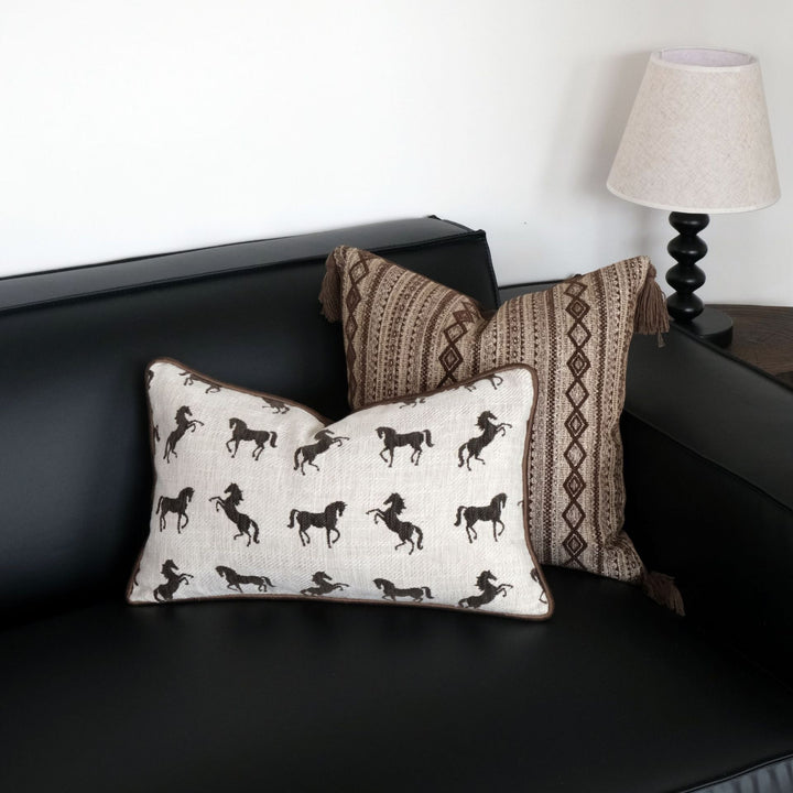 Textured Throw Pillow for Sofa Home Decor