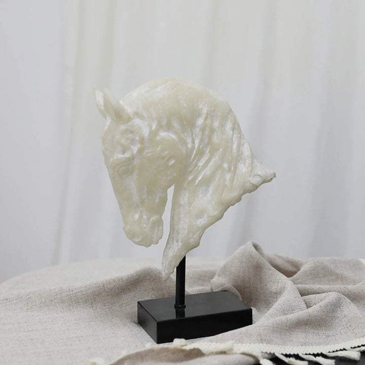 Elegant Horse Head Sculpture