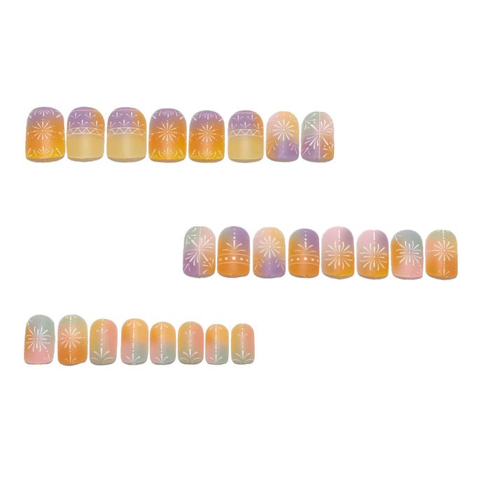 Nail art set in ombre style Kalsten