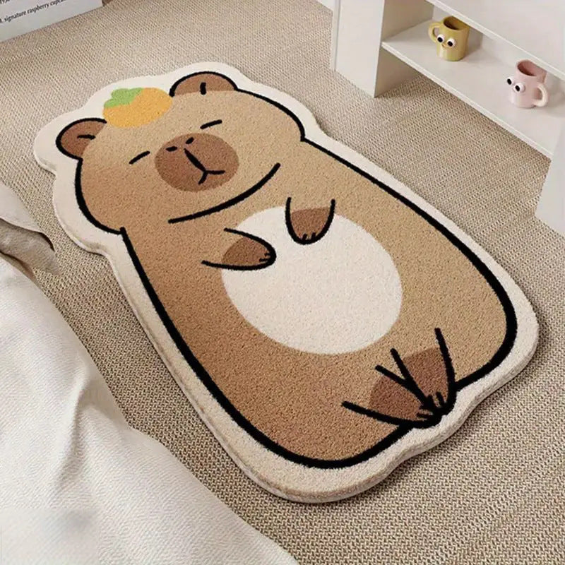 Panda-Themed Plush Area Rug