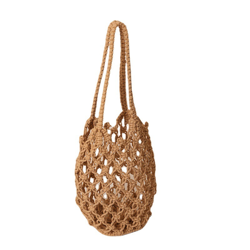 Macrame Tote Bag with Unique Lacing Kalsten