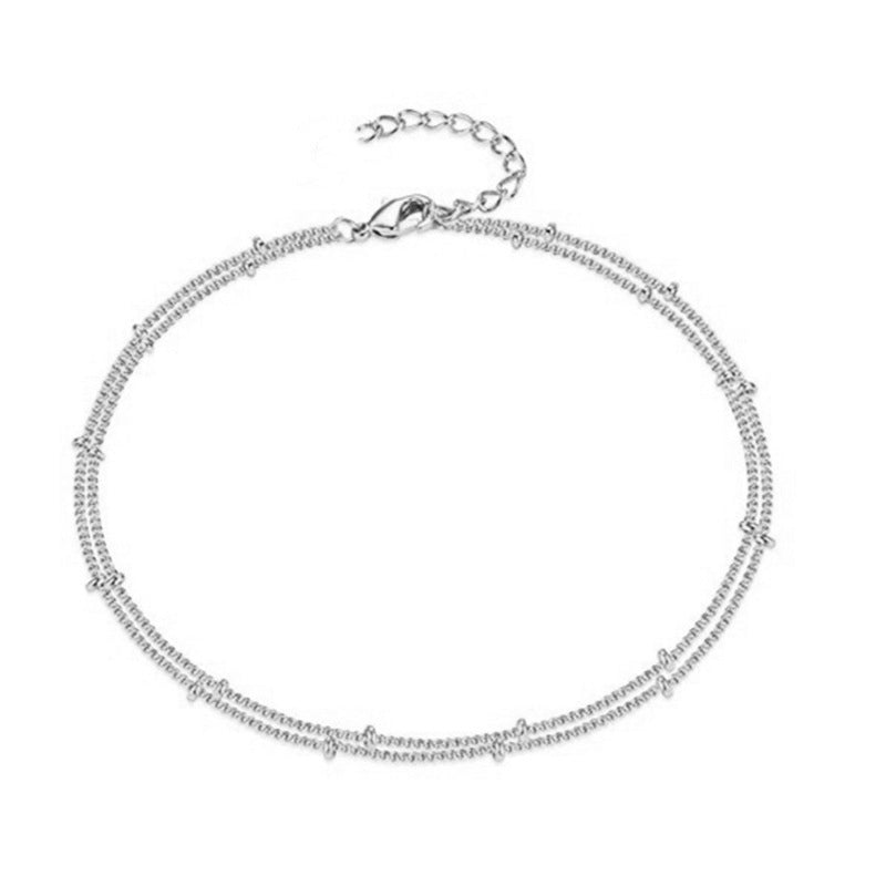 Elegant Double Chain Anklet Kalsten