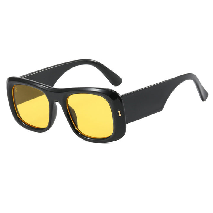 Women's oversized square sunglasses with a wide frame and polarized lenses Kalsten