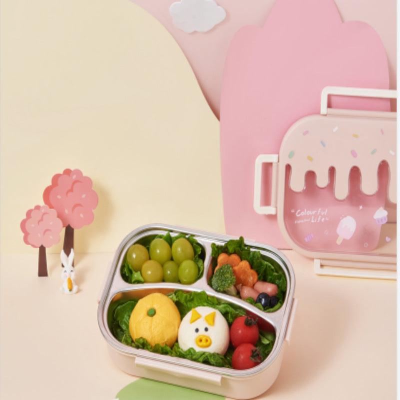 Fun-Themed Compartment Lunch Box