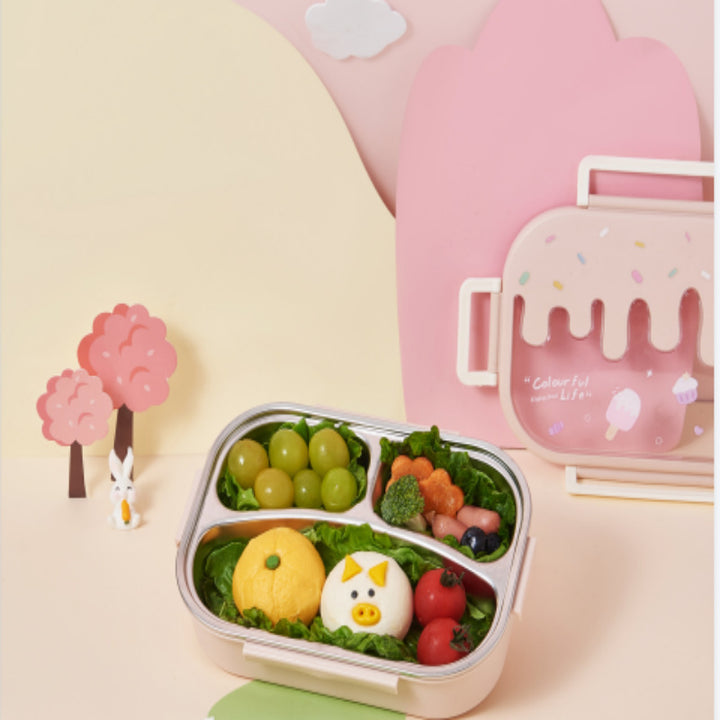 Fun-Themed Compartment Lunch Box