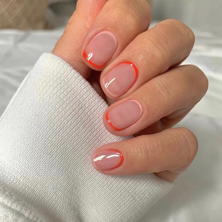 Artistic Nail Extensions with Elegant Gradient and Modern Accents Kalsten