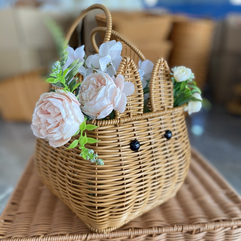 Decorative Woven Duck-Shaped Basket Kalsten