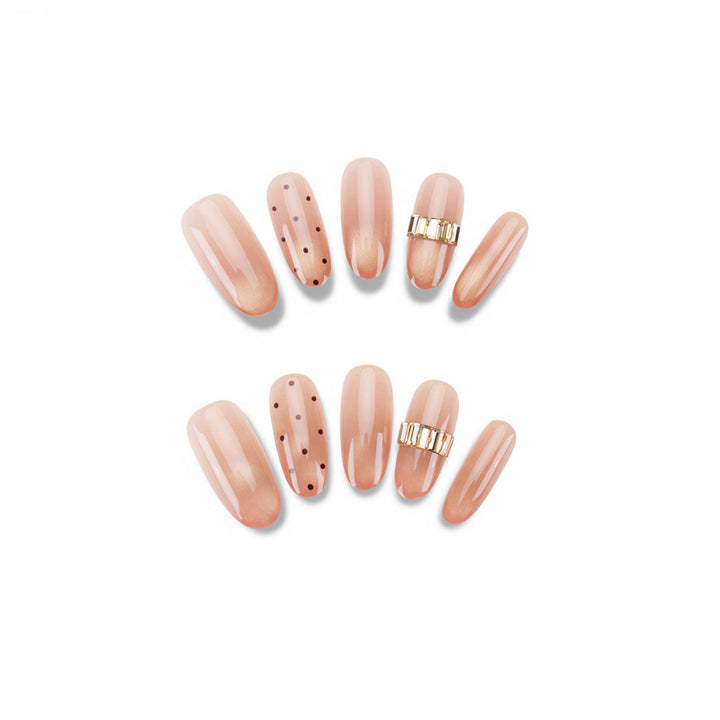 Decorative Glitter Ombre Press-On Nails Kalsten